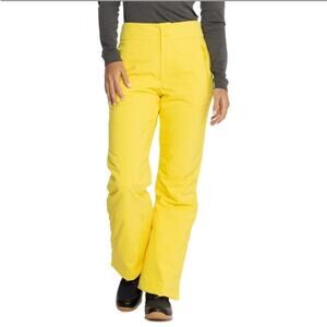 NWT Halfdays Alessandra Pants Ski Snow Primaloft Lightnihg Yellow Sz XL Womens